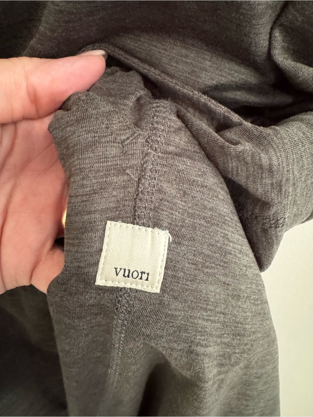 Vuori Lux Jumpsuit in Charcoal Heather - Picture 4 of 7